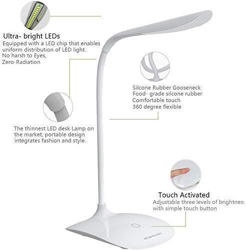 Sleek Rechargeable LED Table Lamp with Brightness
