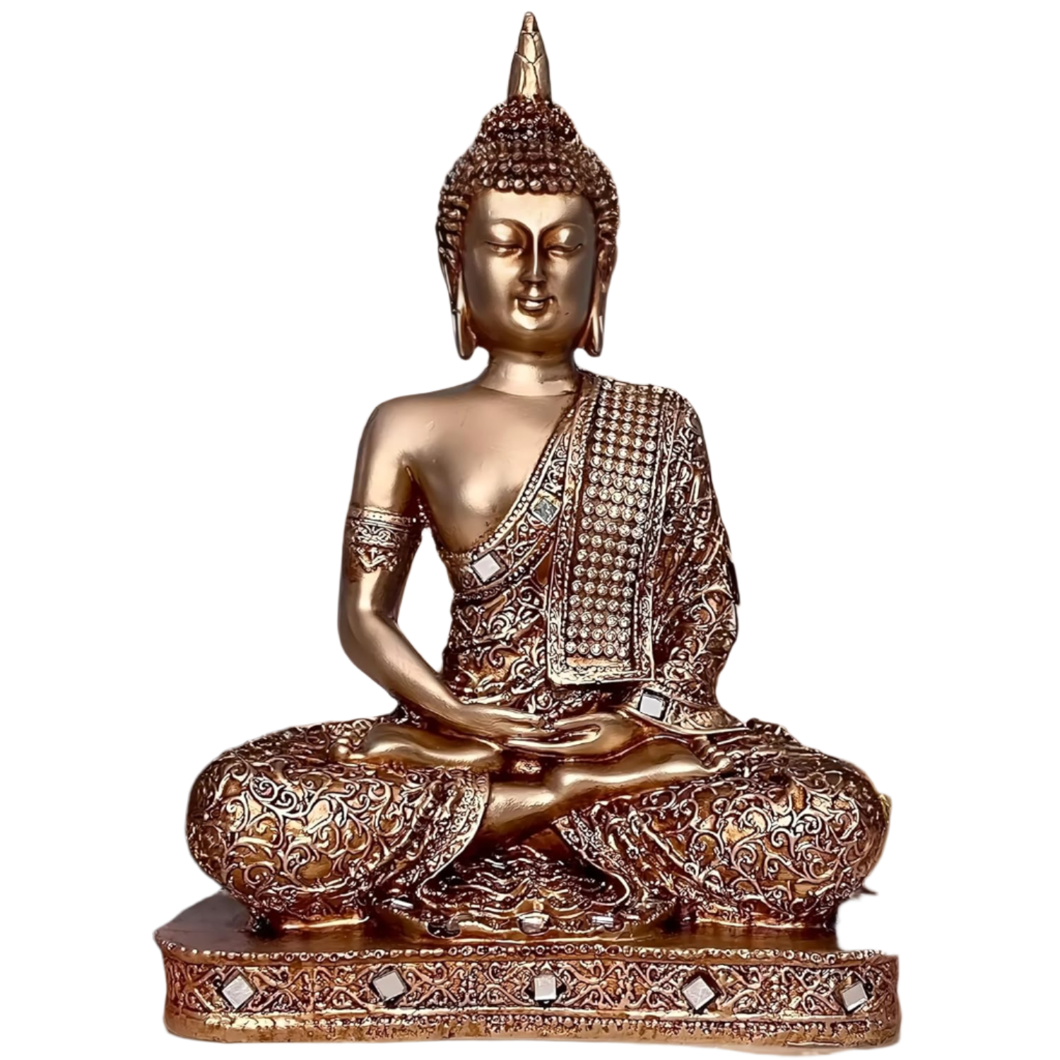 Meditating Buddha Statue 25cm for Peaceful Decor