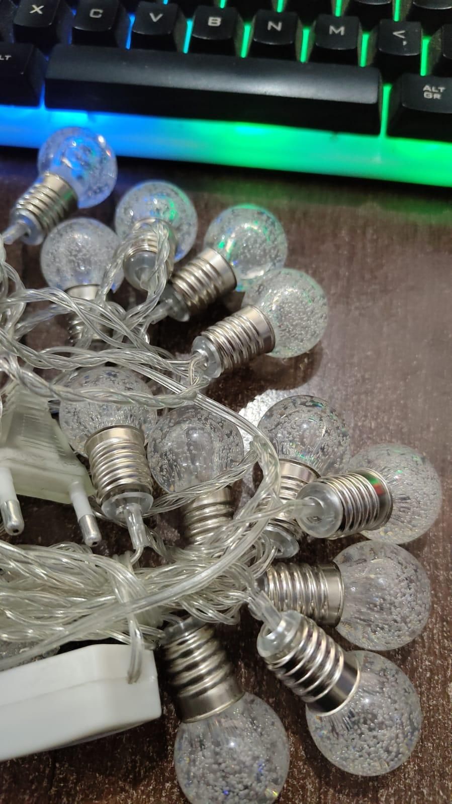 Crystal Bubble Ball LED String Lights Glow
