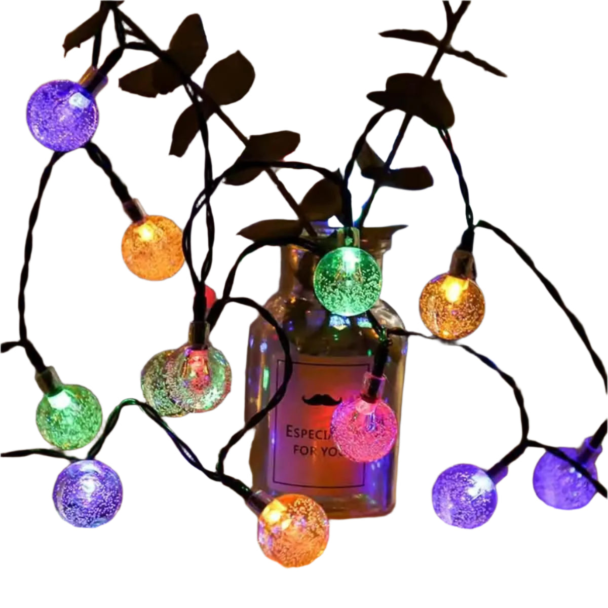 Crystal Bubble Ball LED String Lights Glow
