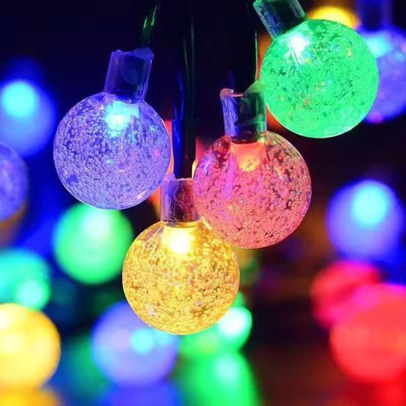Crystal Bubble Ball LED String Lights Glow