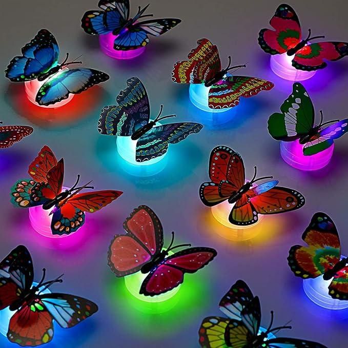 3D Butterfly LED Wall Lights Pack of Three